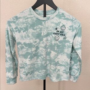 SO Kids Long Sleeve Tie-Dye Shirt - Mint Green